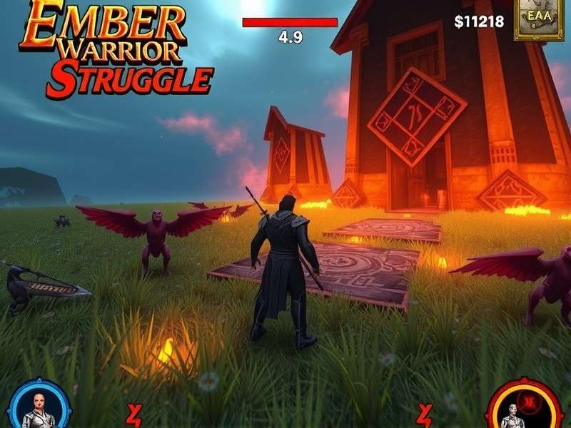 Ember Warrior Struggle Game Screenshot
